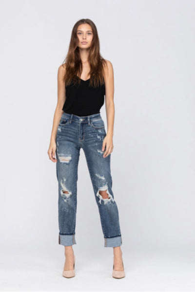 Cheap ripped boyfriend sales jeans